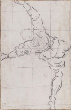 Tintoretto's Man Climbing into a Boat (Morgan Library, c. 1579)