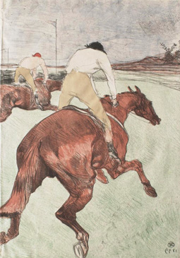 Henri de Toulouse-Lautrec's The Jockey (Clark Art Institute, 1899)