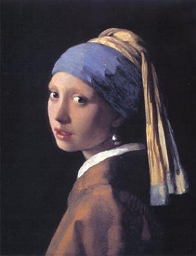 Jan Vermeer's Girl with a Pearl Earring (Mauritshuis, The Hague, c. 1660–1665)
