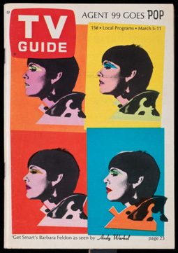Andy Warhol's Get Smart cover for TV Guide (Jewish Museum, 1966)