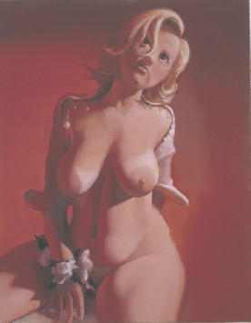 Lisa Yuskavage's Kathy on a Pedestal (Marianne Boesky Gallery, 2000)
