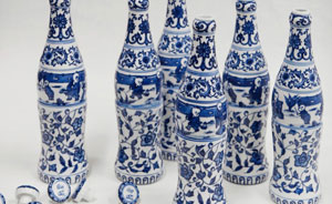 Zhang Hongtu's Kekou-Kele (Coca-Cola Six Pack) (courtesy of the artist/Queens Museum, 2002)
