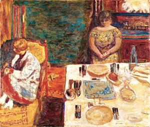 Pierre Bonnard's Before Dinner (Metropolitan Museum of Art, 1924)