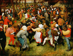 Pieter Bruegel the Elder's Wedding Dance (Detroit Institute of Arts, 1566)