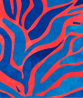 Sarah Crowner's Medusa with Open Forms (Casey Kaplan, 2020)