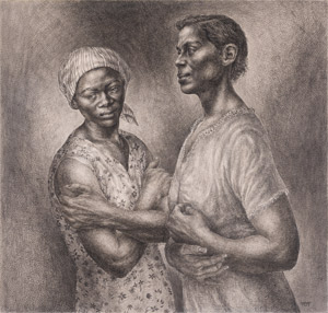 Charles White's Oh, Mary, Don't You Weep (Crystal Bridges Museum, 1956)