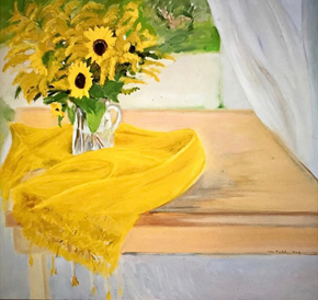 Jane Freilicher's Still Life with Yellow Flowers (Paul Kasmin gallery, 1968)