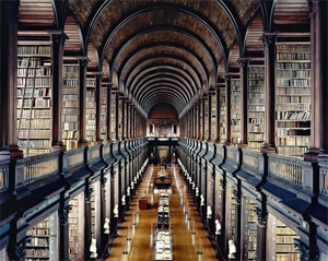 Candida Höfer's Trinity College Library Dublin (New York Public Library, 2004)