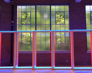 Dan Flavin at Dia:Beacon (photo by John Haber)